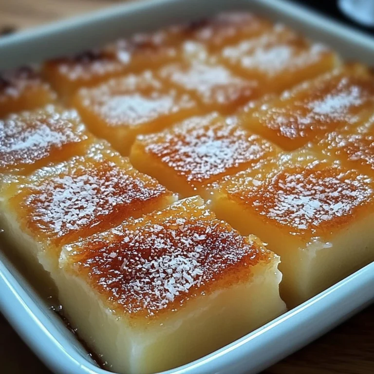 Cassava Cake with Macapuno